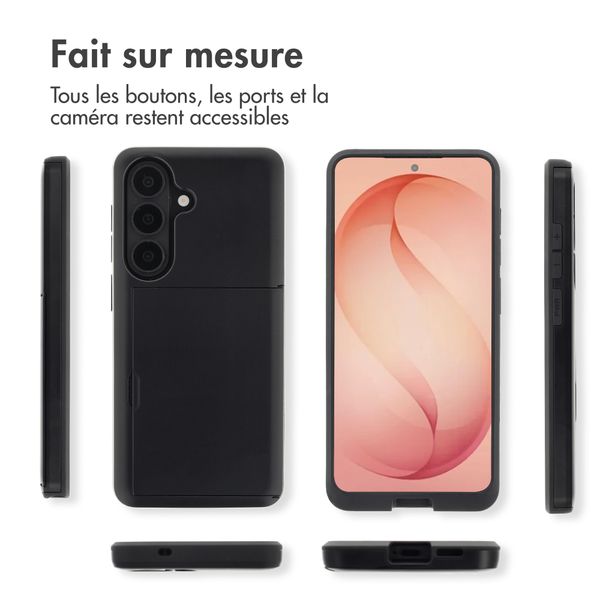 imoshion Coque arrière avec porte-cartes Samsung Galaxy S26 Plus - Noir