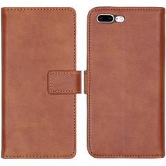 imoshion Étui de télephone portefeuille de luxe Apple iPhone 8 Plus / 7 Plus - Marron