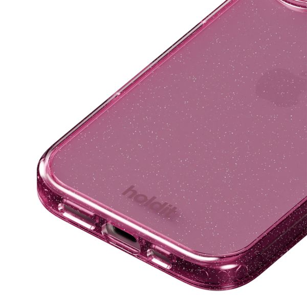 Holdit Coque Pailletée Apple iPhone 16 - Rose