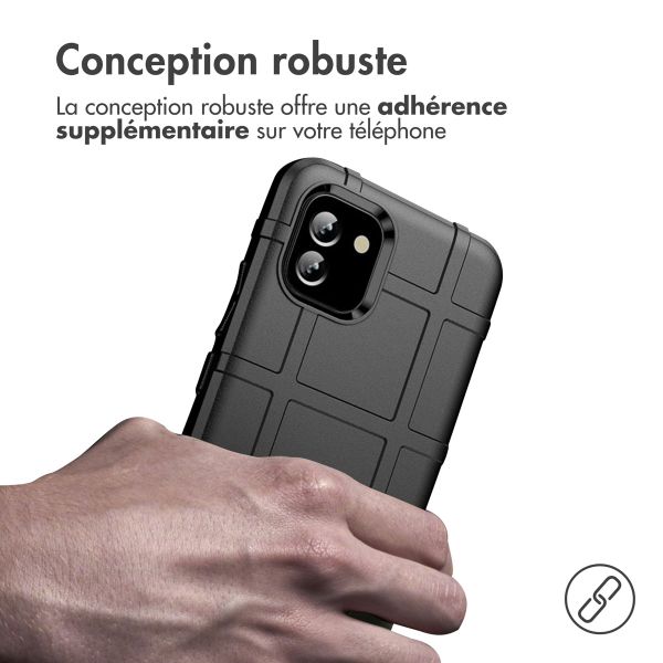 imoshion Coque Rugged Shield Samsung Galaxy A03 - Noir