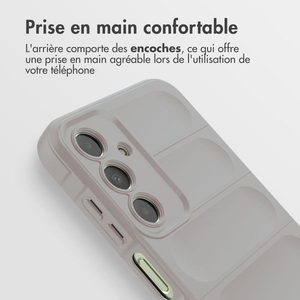 imoshion Coque arrière EasyGrip Samsung Galaxy A25 (5G) - Gris