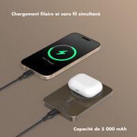 Selencia Powerbank Vivid 5 000 mAh - MagSafe et Qi2 - Desert Gold / Country Moo'd