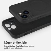 imoshion Coque Couleur avec MagSafe Apple iPhone 15 - Noir