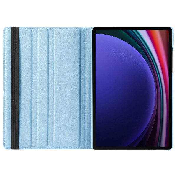 imoshion Coque tablette rotatif à 360° Samsung Galaxy Tab S9 11.0 pouces / Tab S9 FE 10.9 pouces - Turquoise