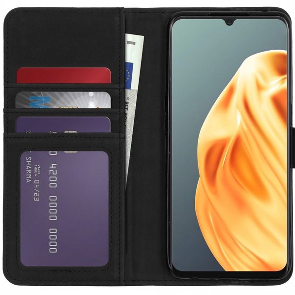 imoshion Étui de télephone portefeuille de luxe Oppo Reno3 / A91 - Noir