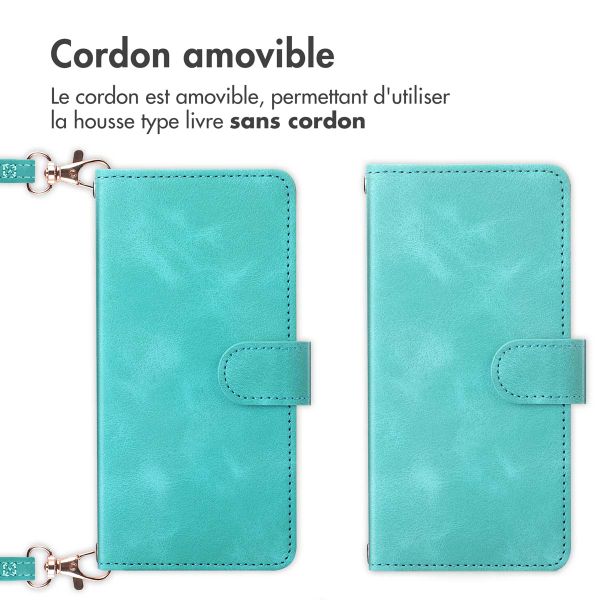 imoshion Etui de télephone portefeuille avec cordon Samsung Galaxy S23 - Turquoise