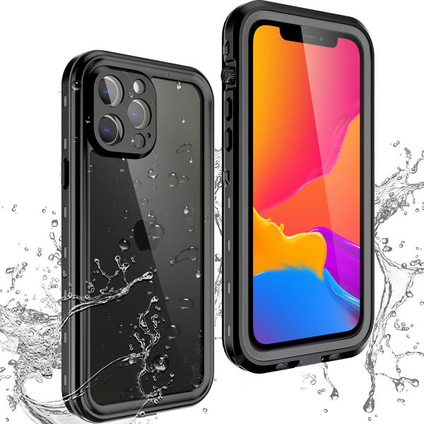 Redpepper Coque imperméable Dot Plus iPhone 13 Pro Max - Noir