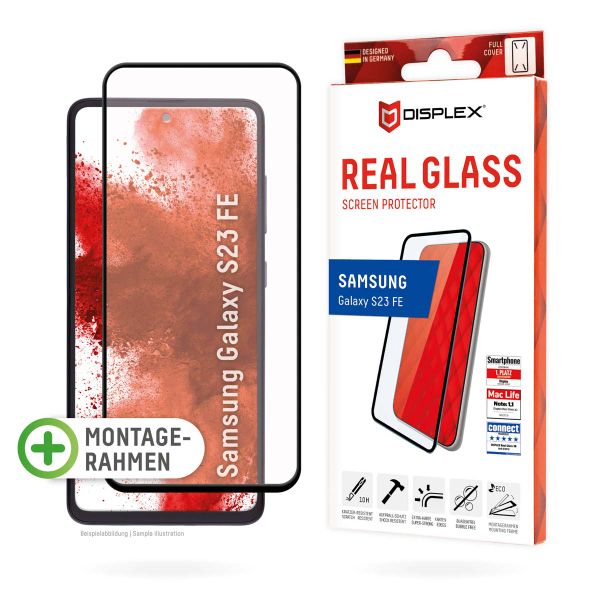 Displex Protection d'écran en verre trempé Real Glass Full Cover Samsung Galaxy S23 FE - Transparent