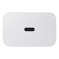 Samsung Adaptateur secteur original avec câble USB-C - Chargeur - Connexion USB-C et USB - Charge rapide - 45 Watt - 1,8 mètres - Blanc