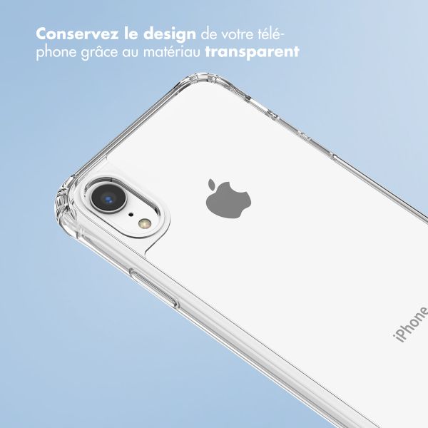 imoshion Coque avec dragonne + bracelet Apple iPhone Xr - Perles Cœurs