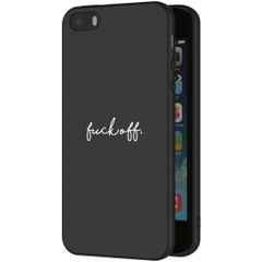 imoshion Coque Design iPhone 5 / 5s / SE - Fuck Off - Noir