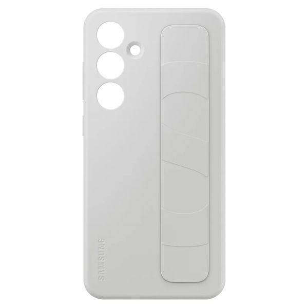 Samsung Coque arrière originale Standing Grip Galaxy S24 FE - Gray