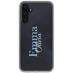 Coque personnalisée avec un nom Samsung Galaxy A15 - Transparent