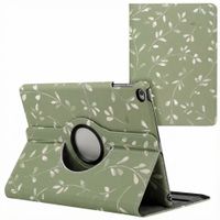 imoshion Coque tablette Design rotatif à 360° Apple iPad 6 (2018) 9.7 pouces / iPad 5 (2017) 9.7 pouces - Green Flowers