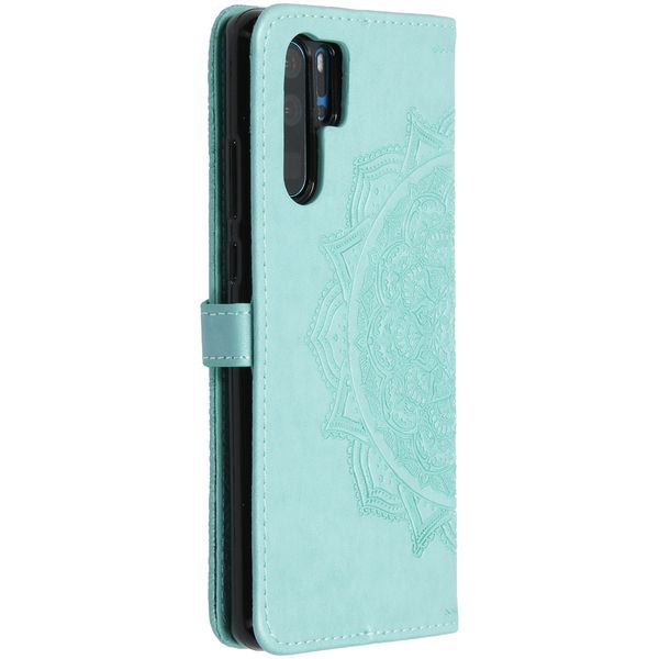 Etui de téléphone portefeuille Huawei P30 Pro - Menthe verte