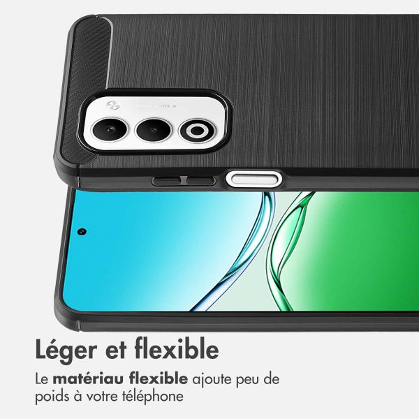 imoshion Coque Brushed Oppo A5 5G (2025) - Noir