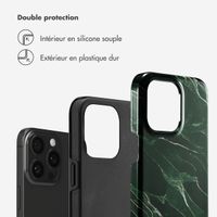 Selencia Coque arrière Vivid Tough iPhone 15 Pro Max - Chic Marble Quartz