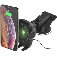 iOttie AutoSense Wireless Fast Charging Mount - Support de téléphone de voiture - Tableau de bord et pare-brise - Chargeur sans fil