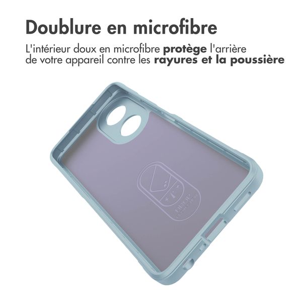 imoshion Coque arrière EasyGrip Oppo A58 (4G) - Bleu clair