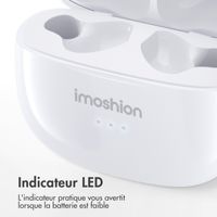 imoshion ﻿Écouteurs Aura - Écouteurs sans fil - Écouteurs sans fil Bluetooth - Blanc