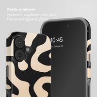 Selencia Coque arrière Vivid Apple iPhone 17 - Art Wave Black