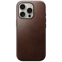 Nomad Coque Modern Horween Leather Apple iPhone 16 Pro - Rustic Brown