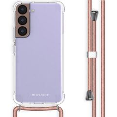 imoshion Coque avec dragonne Samsung Galaxy S22 - Rose Doré