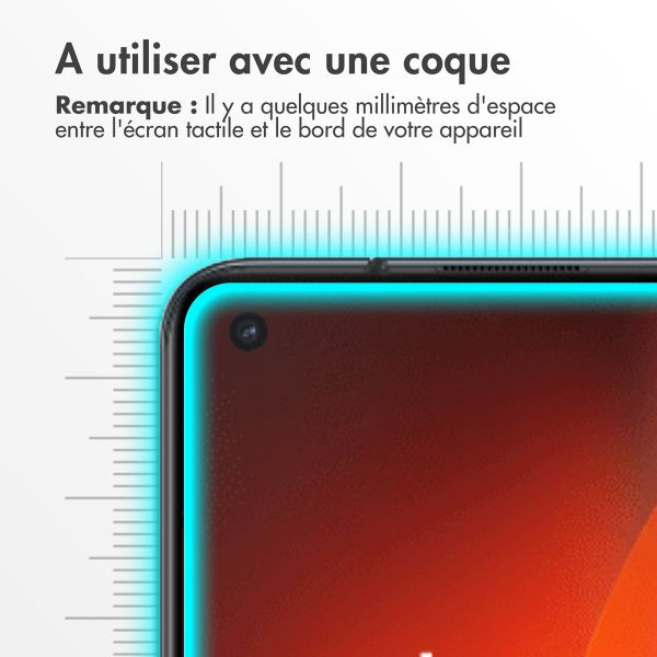 Accezz Protection d'écran en verre trempé OnePlus Nord 2