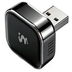 imoshion Mini Adapteur voiture 2-en-1 - CarPlay et Android Auto sans fil - Noir