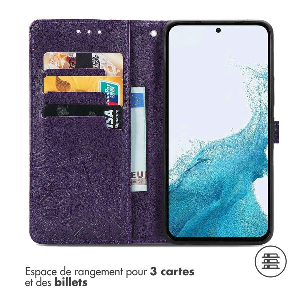 imoshion Etui de télephone Mandala Samsung Galaxy A34 (5G) - Violet