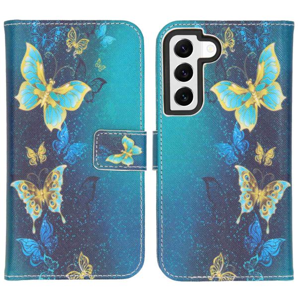 imoshion Coque silicone design Samsung Galaxy S22 - Blue Butterfly