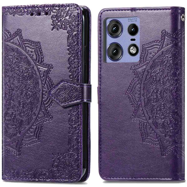 imoshion Etui de téléphone portefeuille Motorola Edge 50 Pro - Violet