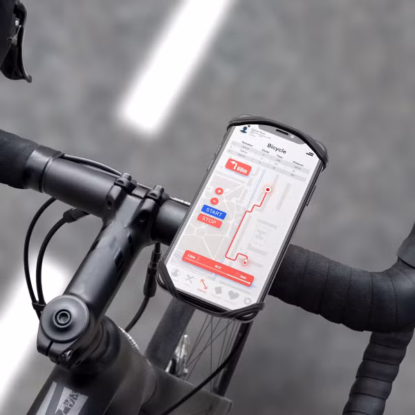 Fixed Bikee 2 – Support de téléphone pour vélo – Rotatif à 360 degrés – Universel – Noir