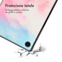 imoshion Coque tablette Design Trifold Samsung Galaxy Tab A8 - Sky