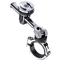 SP Connect Moto Mount 3D 1 1/2" - Support de téléphone pour moto (vélo) - Universel - Compatible avec les coques SPC+ - Chrome