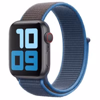 Apple Bracelet Sport Loop Apple Watch Series 1 t/m 9 / SE (38/40/41 mm) | Series 10 / 11 (42 mm) - Surf Blue