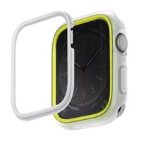 Uniq Moduo Coque Apple Watch avec Lunette interchangeable Apple Watch 4-9 / SE - 40/41 mm - Frost (Lime/White)