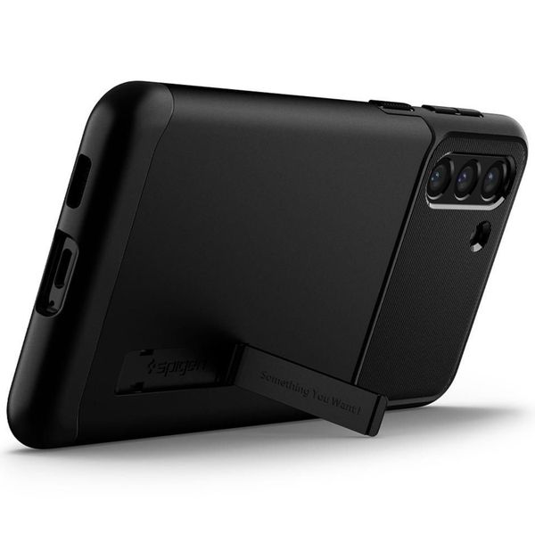 Spigen Coque Slim Armor Samsung Galaxy S21 - Noir