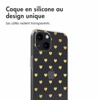 imoshion Coque Design iPhone 13 - Golden Hearts