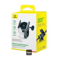 Baseus Support de Téléphone PrimeTrip vélo/moto/scooter - Magnétique - Universel - Cosmic Black
