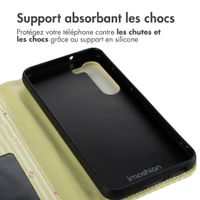 imoshion Étui de télephone portefeuille Design Samsung Galaxy S23 - Garden Stripes