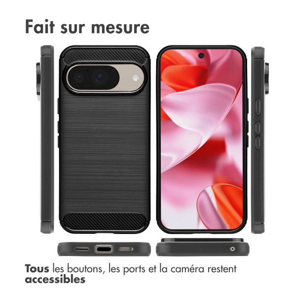 imoshion Coque Brushed Google Pixel 10 - Noir