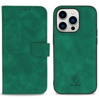 imoshion Etui de téléphone de type portefeuille de luxe 2-en-1 amovible iPhone 14 Pro - Vert foncé