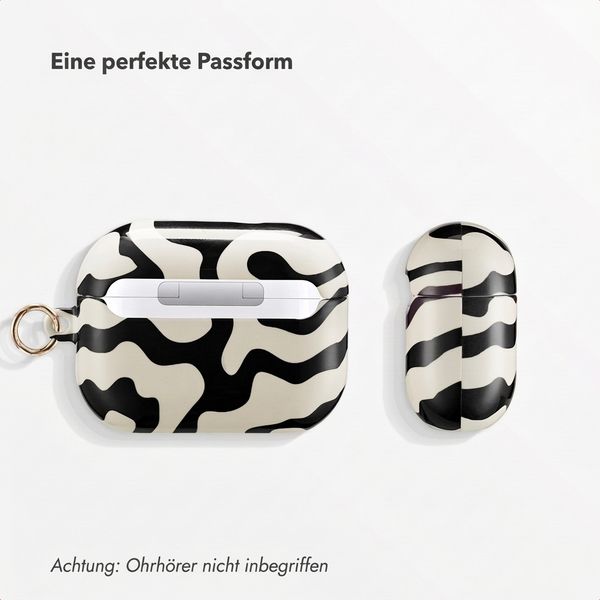 Selencia Coque Vivid  Apple Airpods Pro - Art Wave Black