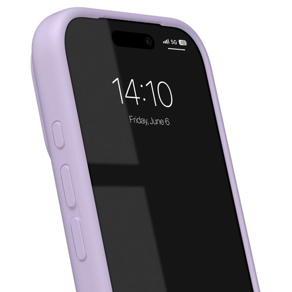 iDeal of Sweden Coque en silicone avec MagSafe Apple iPhone 17 Pro Max - Lavender Milk