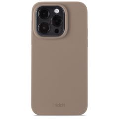 Holdit Coque Silicone iPhone 15 Pro - Mocha Brown