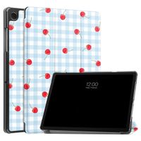 imoshion Coque tablette Design Trifold Samsung Galaxy Tab A11 Plus / A9 Plus - Cherry Check