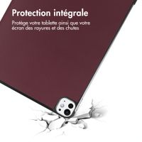 imoshion Coque tablette Trifold Apple iPad Pro 11 (2025) M5 / (2024) M4 - Bordeaux