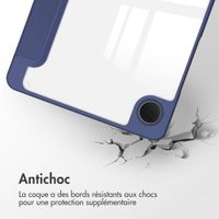imoshion Coque tablette rigide Trifold Samsung Galaxy Tab A11 Plus - Bleu foncé