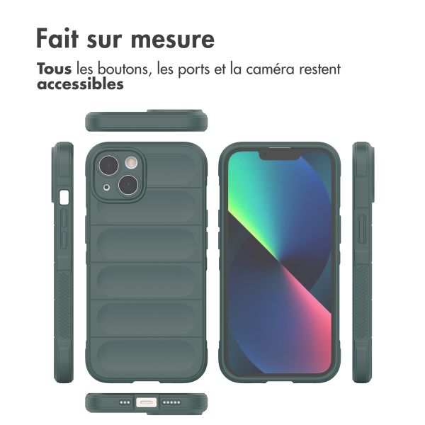 imoshion Coque arrière EasyGrip iPhone 13 - Vert foncé